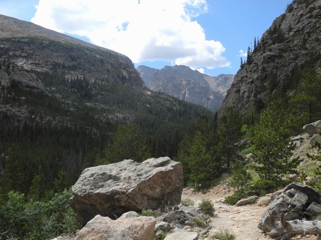 Rocky Mountain National Park, Glacier Gorge. Elevation at Trailhead 9,240 ft.  Photo by M. Arloski