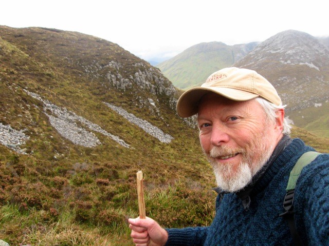 Michael Arloski hiking in Conamara N.P., Ireland