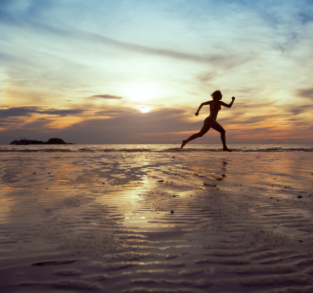 beach runner