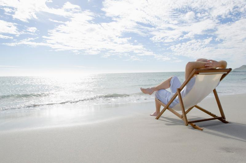 chair on beach