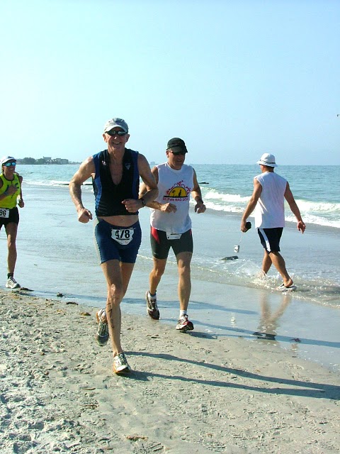 Don Ardell in the Madeira Beach Triathlon