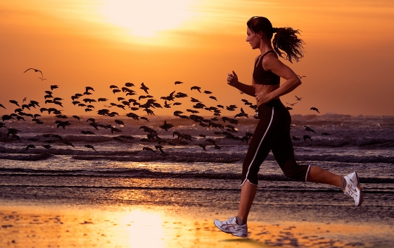 Apps can even track your run at the seashore.