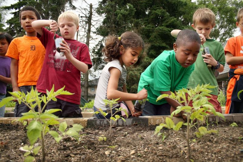 gardening with kids