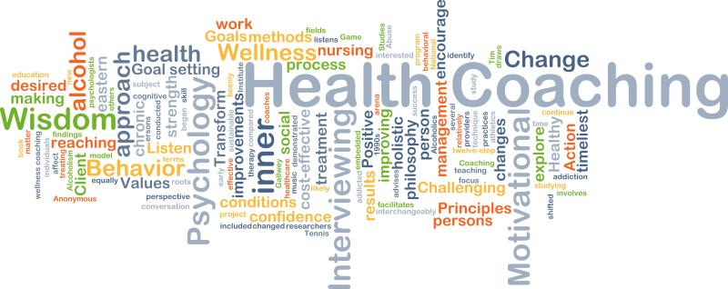 health coaching word graphic