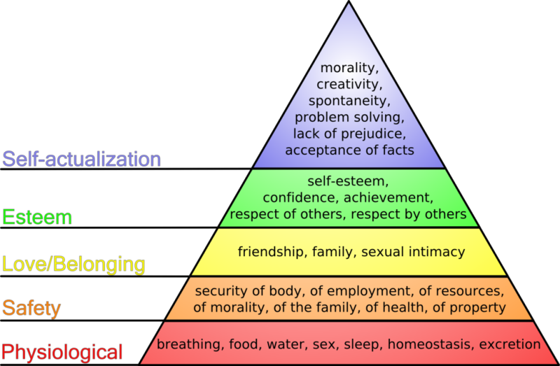 maslows hierarchy of needs best